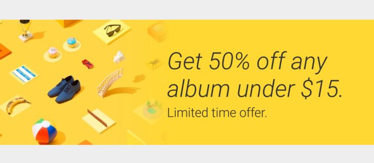 Fotografía - [Actualización: Descuentos no limitado a la música] Algunos usuarios que reciben Oferta para ahorrar un 50% de descuento en cualquier álbum Under $ 15 en Google Play